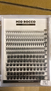 MiO ROCCO Набор накладных пучков 04 Микс, изгиб - С, длина 10-12