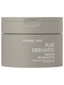 VS Pure Dermatol Пилинг диски с салициловой кислотой для проблемной кожи, 30 шт