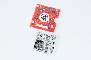 Пластина Swanky Stamping 156, маленькая 6*6 см