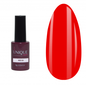 Unique Гель-лак Red 03, 8 ml