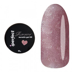 IPERFECT Гель Shimmer keratin gel 09, 15гр