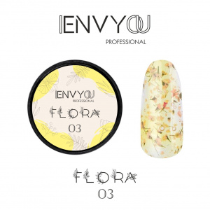 I Envy You, гель с сухоцветами Flora №03, 5гр