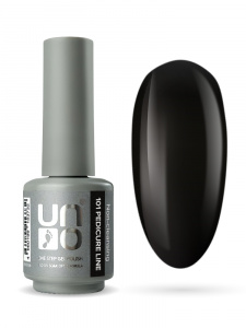 UNO Гель-лак однофазный PEDICURE LINE 101 черный , 8г
