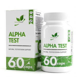 NaturalSupp Альфа Мэн (ALPHA TEST) 60 капс.(Комплексная пищевая добавка)