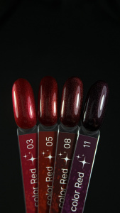 Iperfect гель лак Red color 03, 10г