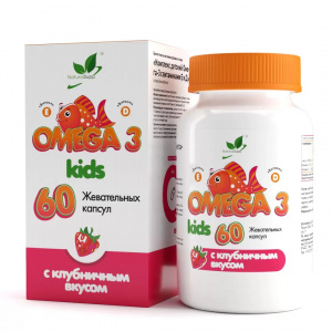 NaturalSupp БАД к пище "Детский комплекс Омега 3, с вит Е" 60 капс.