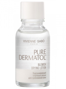 VS Pure Dermatol Подсушивающий точечный лосьон для проблемной кожи, 15 мл