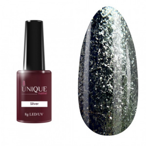 Unique Гель-лак Silver, 8 ml