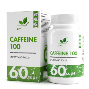 NaturalSupp БАД к пище "Кофеин" 60 капс.(Комплексная пищевая добавка)