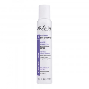 ARAVIA Professional Сухой шампунь для светлых волос Re:Fresh Dry Shampoo, 200 мл