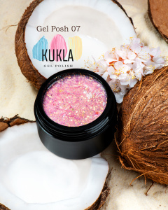  Kukla гель 07 POSH 15 мл, Розовый