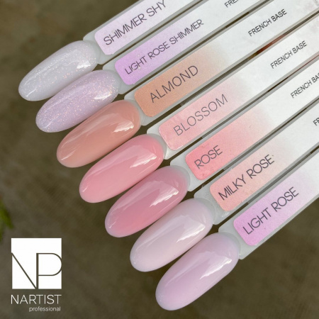 NARTIST База камуфляж french base Rose, 30мл