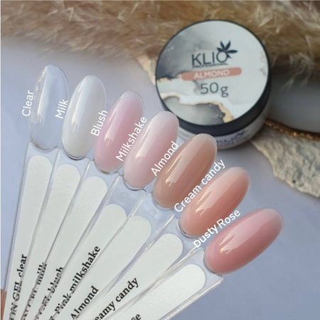 KLIO Гель моделирующий Iron Pink Milkshake, 15г