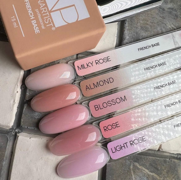 NARTIST База камуфляж french base almond, 30мл