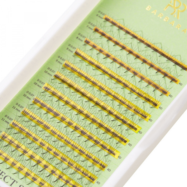 Barbara Ресницы Perfect solution готовые пучки 4D 12 линий (C 0.07 6-12mm)