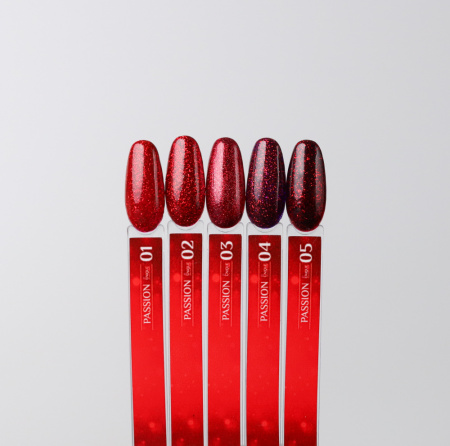 Unique Гель-лак Passion 01, 8 ml