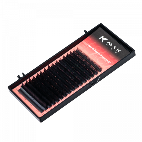 Ресницы черные Makart Black to Black МИКС (16 линий) (С 0.10 5-11mm)