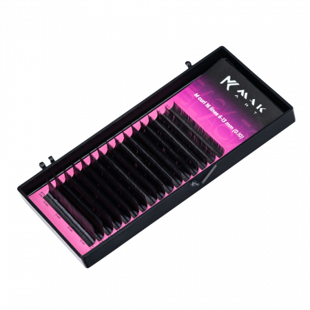 Ресницы черные Makart Black to Black МИКС (16 линий) (M 0.10 6-13mm)