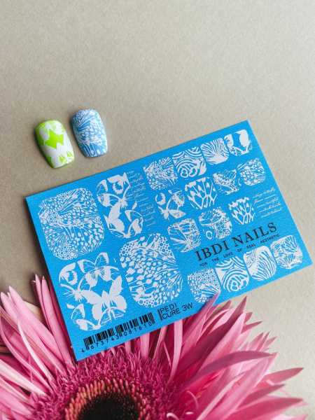 IBDI Слайдер дизайн PEDICURE 03 WHITE